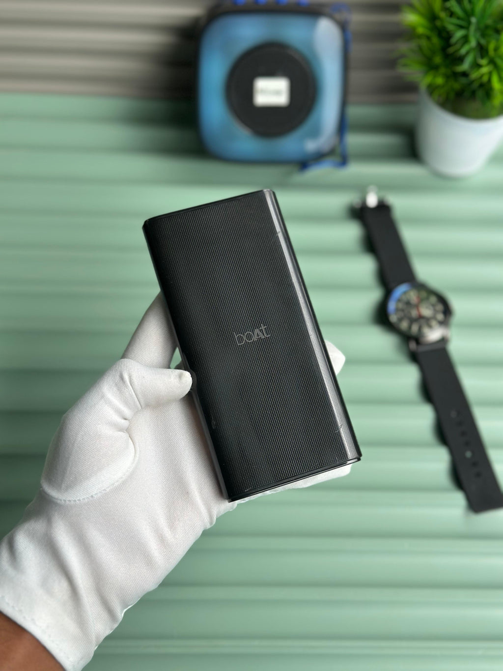 BOAT Power bank+ HITAGE Speaker + V8 Watch (Premium 3-in-1 Pack)